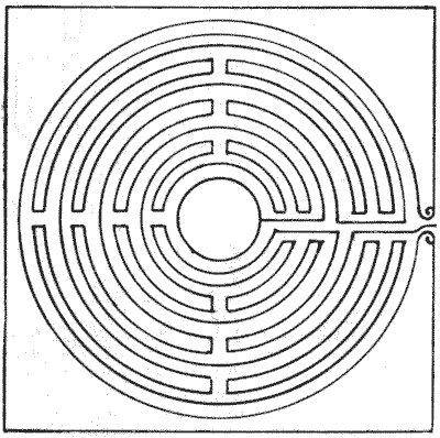 FIG. 3.Maze in Lucca Cathedral.