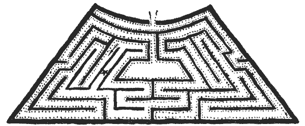 FIG. 15.Maze at Hampton Court Palace.
