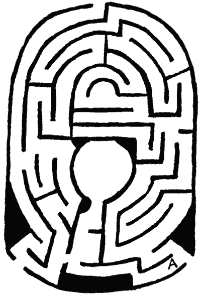 FIG. 17.Maze formerly at South Kensington.